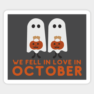 Ghost couple Sticker